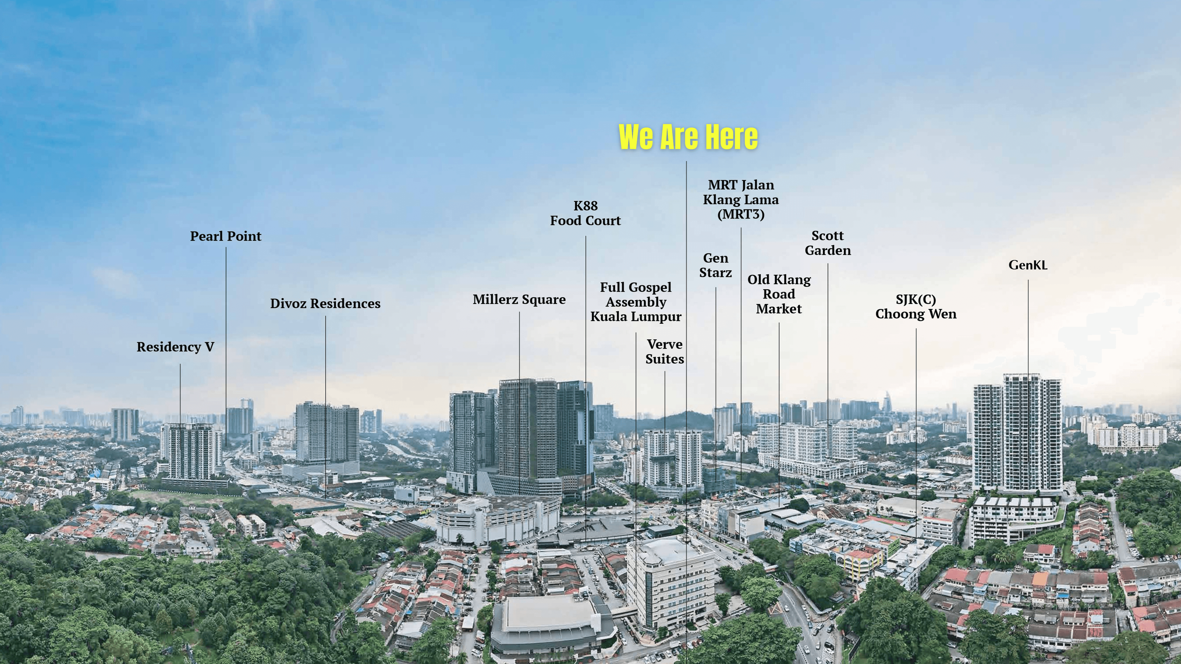 The Shang Residence Location Map
